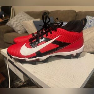 Nike Alpha - Red and Black Athletic Cleats Sz 10.5